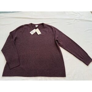 WomenSweater Sz 1xCashmere Like Softness maroon by A New Day Long Sleeve No Itch